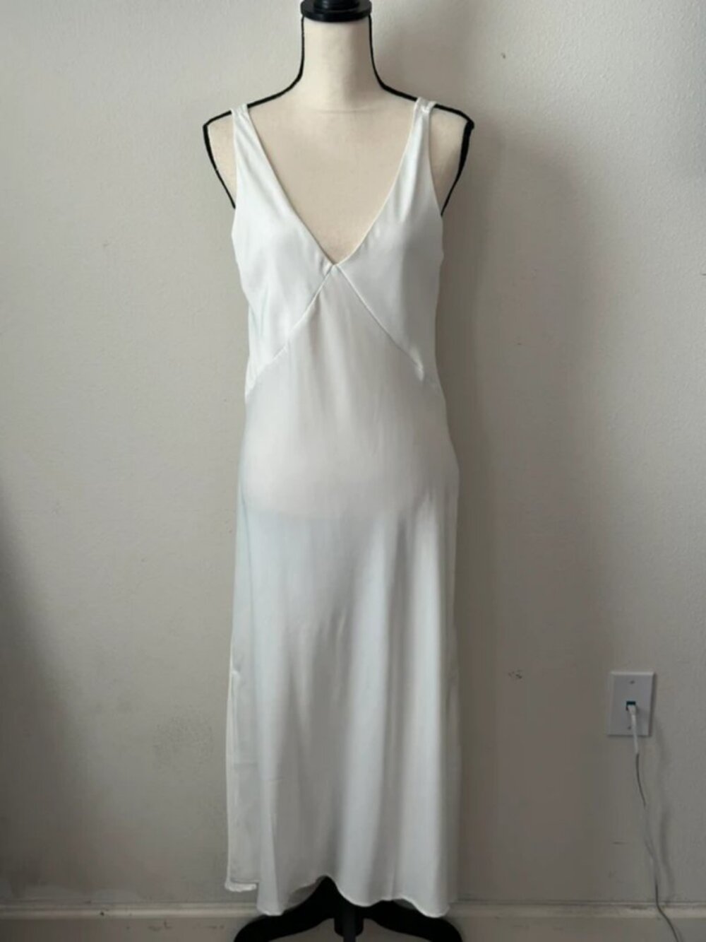White long dress